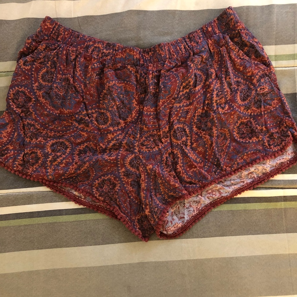 Purple shorts